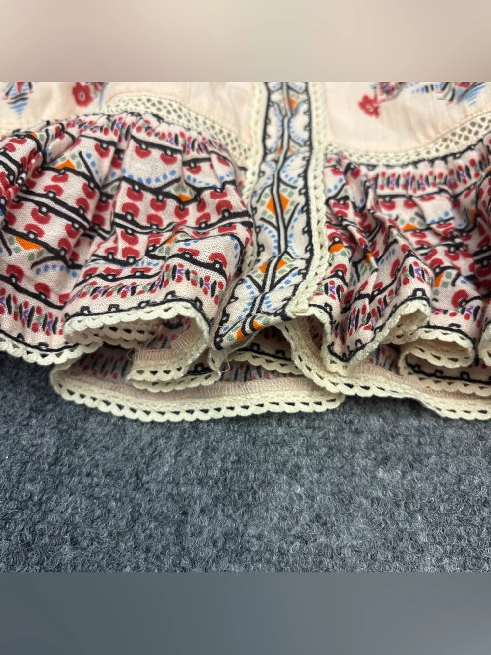 M.A.B.E. Eden Print Mini Skirt